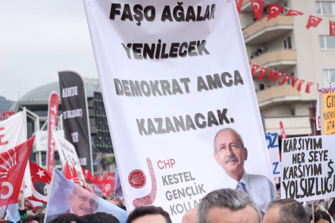 Fotoğraflarla Kılıçdaroğlu'nun Bursa mitingi: 'Sizi yok saydığınız kadınlar gönderecek' 4